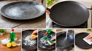 how to clean tawa | jala tawa kaise saaf kare | iron tawa saaf karne ka tarika