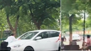 Lucknow Gomti Nagar Viral Video, Lucknow Woman Dragged on Car Bonnet, UP Viral News