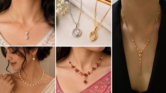 lightweight necklace design | lightweight necklace design ideas | light weight gold necklace