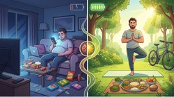 मोबाइल से दोस्ती, सेहत से दूरी: सुविधाओं के बीच क्यों बीमार पड़ रहा है आधुनिक इंसान? | दुनिया मेरे आगे