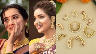 maharashtrian nath designs | nath designs | nath designs for ganesh chaturthi look