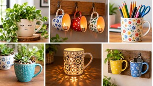 old coffee mug reuse ideas