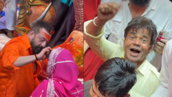 लालबागचा राजा के दरबार में संजय दत्त ने भरी मान्यता की मांग, VIP दर्शन छोड़ लाइन में लगे राजपाल यादव