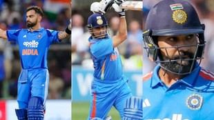 Virat Kohli, Sachin Tendulkar, Rohit Sharma