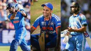 Virat Kohli, Suryakumar Yadav, Rohit Sharma