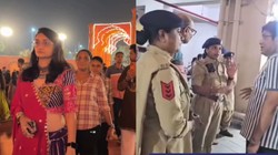 गरबा पंडालों में मनचलों की खैर नहीं, ट्रेडिशनल ड्रेस में घूम रही हैं अंडरकवर लेडी पुलिस अधिकारी- अफसर निधि का VIDEO VIRAL