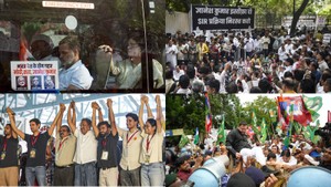 देशभर में SIR के खिलाफ प्रदर्शन, कहीं राहुल-प्रियंका का मार्च तो कहीं तेजस्वी का हल्लाबोल, बेंगलुरु में ध्रुव राठी-प्रकाश राज का विरोध, देखें तस्वीरें