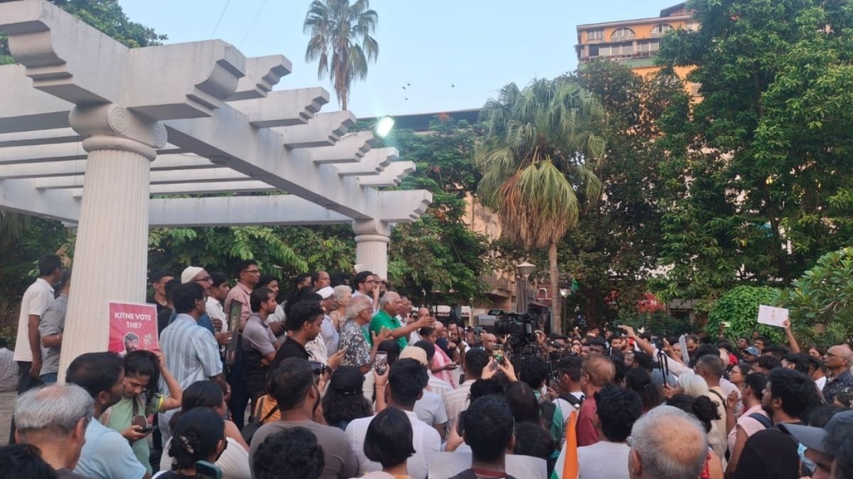 CJP’s SIR stir in Goa, Goa police, Azad Maidan in Panaji at a Cockroach Janta Party (CJP)-led protest in Goa CJP’s SIR stir in Goa, Goa police, Azad Maidan in Panaji at a Cockroach Janta Party (CJP)-led protest in Goa