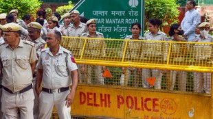 CJP protest Delhi, Cockroach Janata Party protest, Gyanesh Kumar protest, Chief Election Commissioner Gyanesh Kumar, Jantar Mantar protest, Delhi Police security arrangements, 45 metro stations closed Delhi,