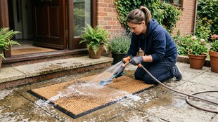How to Clean a Doormat at Home