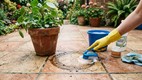 How to remove pot stains from tiles