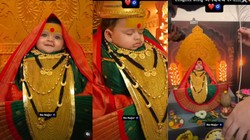 साक्षात मां जगदंबा… छोटी कन्या का दिव्य रूप देख भाव विभोर हुआ परिवार, पूजा करते समय आंखों से बहने लगे आंसू- Viral Video