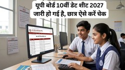 UP Board 10th Date Sheet 2027: यूपी बोर्ड कक्षा 10वीं की डेट शीट जारी, 5 फरवरी से परीक्षा शुरू, चेक करें विषयवार टाइम टेबल