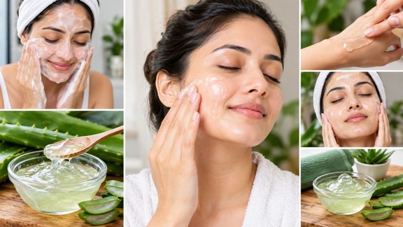 how to use aloe vera gel on face | skincare tips | can i apply aloe vera gel on face overnight