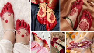 mahawar design photo| Karwa chauth navratri alta trendy designs images