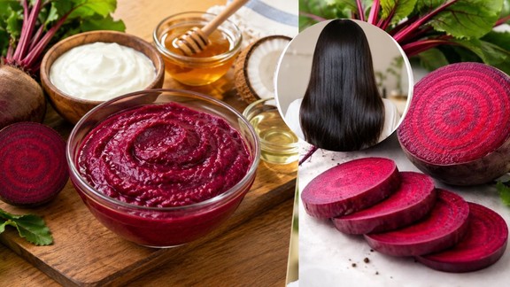 beetroot hair mask at home | beetroot hair mask recipe | beetroot hair mask kaise banaen