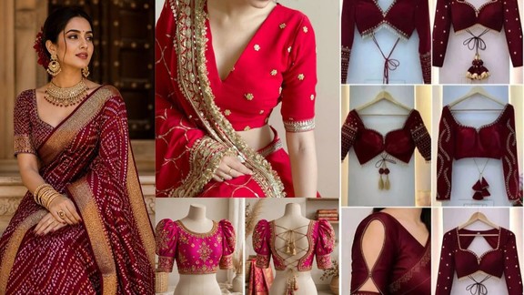 latest blouse designs for karwa chauth | karwa chauth 2026 | stylish blouse designs
