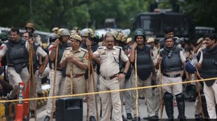 INDIA bloc, Raj Ghat protest, CJP protest, delhi CJP protest