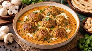mushroom kofta recipe | how to make mushroom kofta | dinner recipe