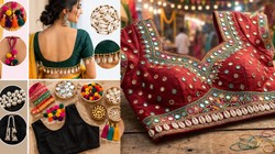 नवरात्रि के लिए सिंपल ब्लाउज को दें फेस्टिव लुक, सजावट के लिए अपनाएं ये आसान तरीके