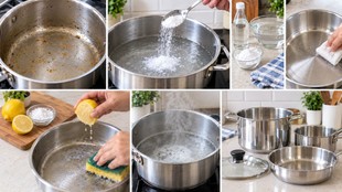 how to clean utensil stains | home remedies for utensil cleaning | kitchen cleaning tips