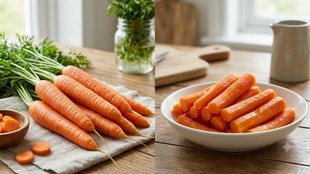 Carrot Benefits, Raw Carrot Benefits, Boiled Carrot Benefits, Cooked Carrots, Carrot Nutrition, Beta Carotene, Vitamin A, Antioxidants, Raw vs Cooked Carrots, Carrots For Health, कौन सी गाजर खाने से सेहत को ज्यादा फायदा होता है