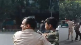 Delhi Police Viral Video, Delhi Protest Viral Video, Protester Escapes Police Custody, Connaught Place Protest