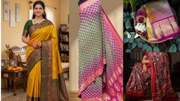 karwa chauth saree design latest | karwa chauth saree design for saas | karwa chauth 2026