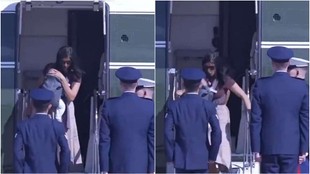 usha vance, JD Vance, US Vice president, Viral Video, Helicopter,